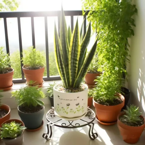 Vista 4 de Paquete de 2 soportes para plantas de 12 pulgadas, soportes metálicos resistentes a la corrosión para uso en interiores y exteriores, soportes