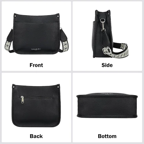 Vista 4 de INICAT Bolso bandolera pequeño de piel sintética para mujer