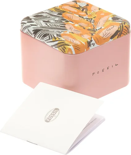 Vista 6 de Fossil AM4483 Cecile Reloj de mujer en tono oro rosa con cristales