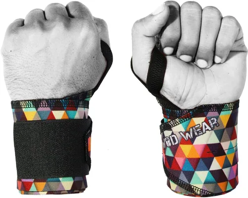 Vista 9 de Muñequeras con lazo para el pulgar para levantamiento de pesas, entrenamiento de fuerza, culturismo, entrenamiento cruzado, levantamiento de pesas