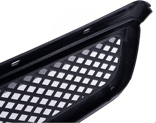 Vista 7 de Rejilla de parachoques delantero compatible con 1999-2000 para Civic Coupe/Sedán JDM Tipo R ABS Malla negra Parte de repuesto de protector