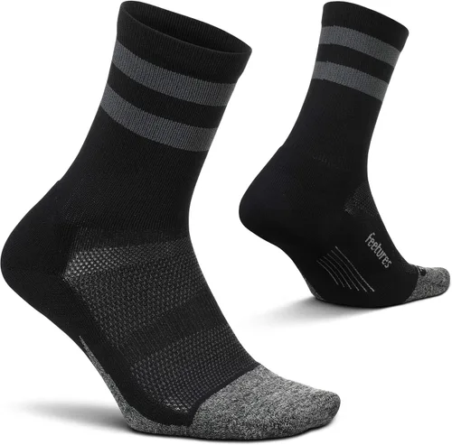 Vista 29 de Feetures Calcetines Elite Light Cushion Mini Crew Negro (3 pares)