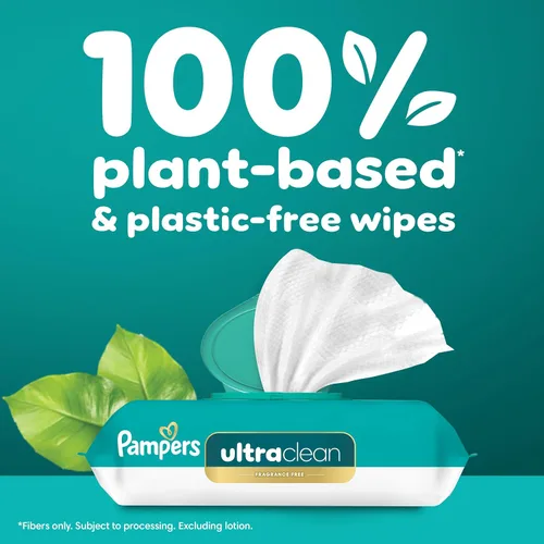 Vista 8 de Pampers Pull On Cruisers - Pañales desechables para bebé, ajuste de 360°, talla 3, suministro de un mes (168 unidades) con toallitas para bebé
