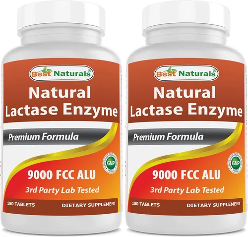 Vista 8 de Best Naturals Tabletas de alivio de intolerancia a la lactosa con enzima lactasa natural, lactasa de acción rápida de alta potencia, 9000 ALU FCC
