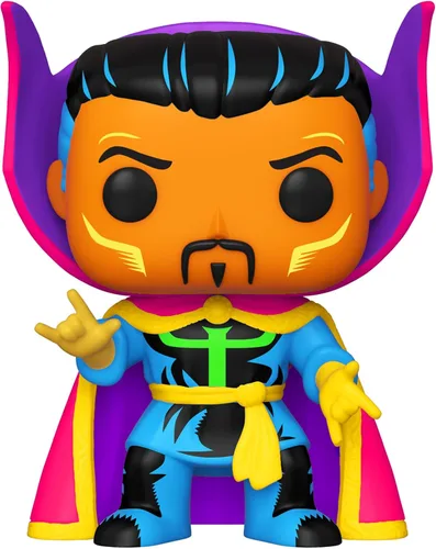 Vista 2 de Funko Pop! Marvel: Black Light - Dr. Doctor Strange - Marvel Comics - Figura de vinilo coleccionable - Idea de regalo - Producto oficial - Juguetes
