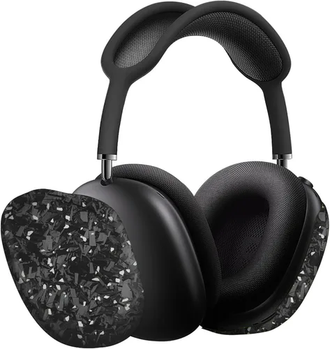 Vista 11 de MONOCARBON Funda de fibra de carbono real para AirPods Max (2024/2020), cubierta protectora de grado militar para auriculares Apple Max, único Azul