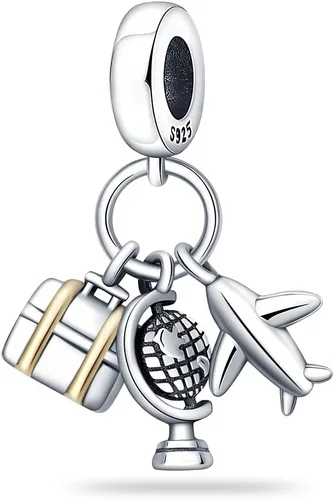 Vista 70 de KUNSIR Los abalorios se adaptan a pulseras Pandora para mujer, plata de ley 925, cuentas colgantes de joyería para niñas, dijes de feliz cumpleaños