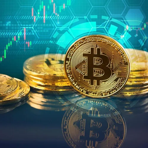 Vista 5 de 1 moneda conmemorativa Bitcoin chapada en oro de 24 quilates, criptomoneda BTC de 0.118 in coleccionable con funda protectora, criptomoneda