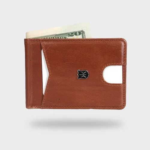 Vista 5 de KONACK Minimalist Wallet For Men with RFID Blocking Front Pocket Bifold Leather Mens Wallet with Gift Box