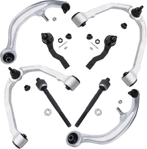 Vista 254 de Detroit Axle - Kit de brazos de control de extremo de 8 piezas para Toyota 2001-2003 Highlander 2002-2003 Camry Lexus ES300, 2 conjuntos de brazos