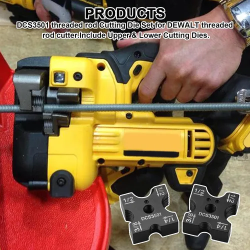 Vista 5 de DCS3501 Juego de troqueles de corte para cortador de varilla roscada DEWALT