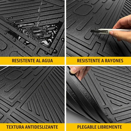 Vista 5 de Alfombrilla de respaldo para Hyundai Tucson 2022-2026 para todo tipo de clima, protector de asiento trasero de elastómero termoplástico, forro