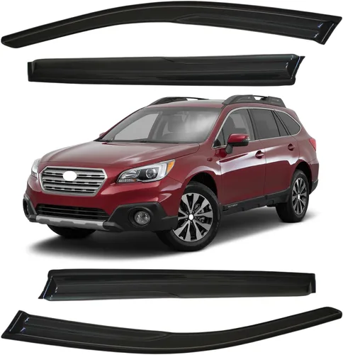 Vista 80 de Viseras para ventanas para Mazda 3 Sedán 4 puertas 2004 2005 2006 2007 2008 2009 estilo JDM Mugen, deflector de viento, protector solar y de lluvia