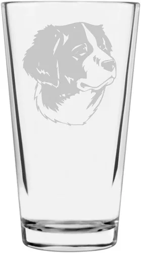 Vista 34 de Podenco Canario - Vaso de pinta de 16 onzas con temática de perro personalizado