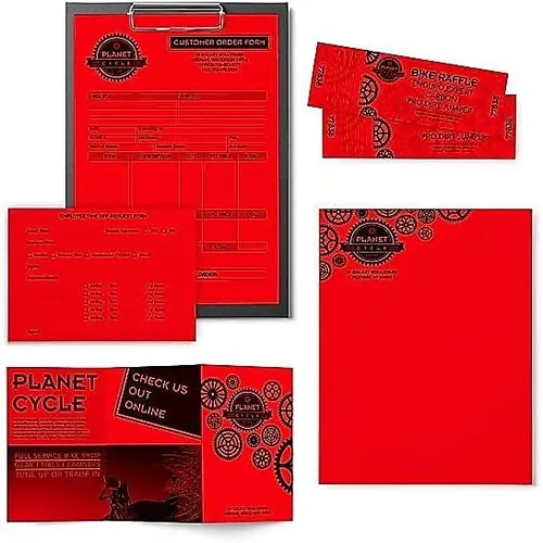 Vista 6 de Astrobrights Papel de color, 8.5" x 11", 24 lb89 GSM, Azul Blast-Off, 500 hojas (21906)