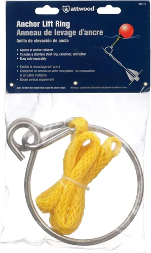 Vista 5 de Attwood 9351-2 Anchor Ring & Rope