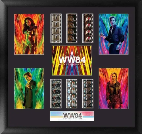Vista 10 de Trend Setters Wonder Woman 1984 – DC FanDome Limited Edition – FilmCells 7" x 5" MiniCell Presentación de escritorio – Con clip de película de 1.378