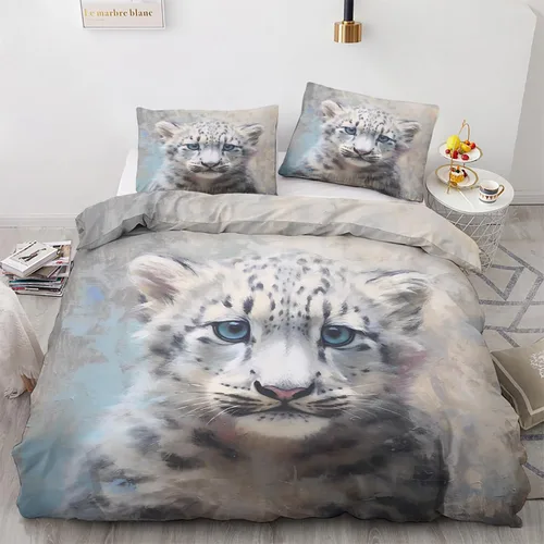 Vista 24 de Funda de edredón de serpiente tamaño individual Juego de ropa de cama de serpiente animal 2 piezas Funda de edredón con patrón de microfibra