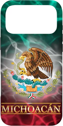 Vista 22 de Funda para iPhone 17 con la bandera de México de Michoacán - Orgullosa de las raíces mexicanas