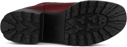 Vista 6 de Allegra K Botas de combate Chelsea con tacón grueso y plataforma para mujer, M