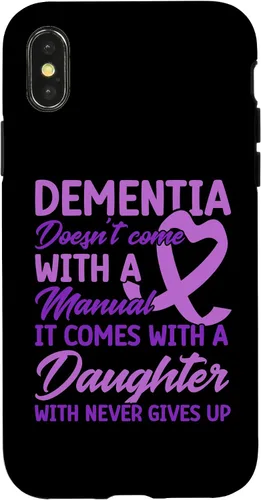 Vista 4 de iPhone 14 End Alz Alzheimer Concientización Demencia Hija Nunca Renuncia Caso