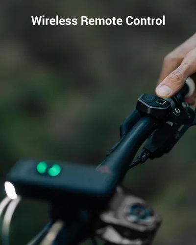 Vista 4 de MagicShine Luz de bicicleta RAY 1600B/RAY 2600B, USB-C carga rápida IPX6 impermeable, equipada con dos faros LED de alta potencia para bicicleta