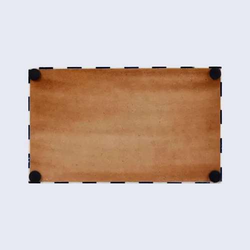 Vista 6 de Handicrafts Home Caja de almacenamiento decorativa 10x6 – Caja organizadora con tapa, caja decorativa moderna para recuerdos, decoración de estante