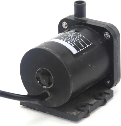 Vista 3 de 24V DC ZC-B40 bomba de agua caliente mini sin escobillas magnética alta temperatura 100 grados C