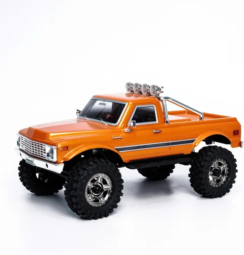 Vista 8 de HOBBYPLUS CR18P EVO 2 Rock RC Crawler - Mini rastreador RC escala 1/18 con transmisión de dos velocidades, engranajes totalmente metálicos