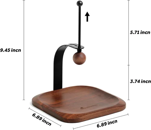Vista 5 de Servilletero para mesa, servilleteros de madera para servilletas de papel, servilletero de cóctel, adecuado para cocina, restaurante, bar, oficina