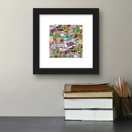 Vista 4 de Trends International Gallery Pops Nickelodeon Teenage Mutant Ninja Turtles: Mutant Mayhem - Arte de pared con patrón de calcomanías, versión