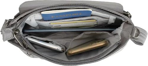 Vista 84 de Travelon Mini bolso de hombro clásico antirrobo