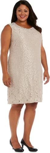 Vista 2 de R&M Richards Vestido de mujer Missy 2 PCE Flyaway de talla grande