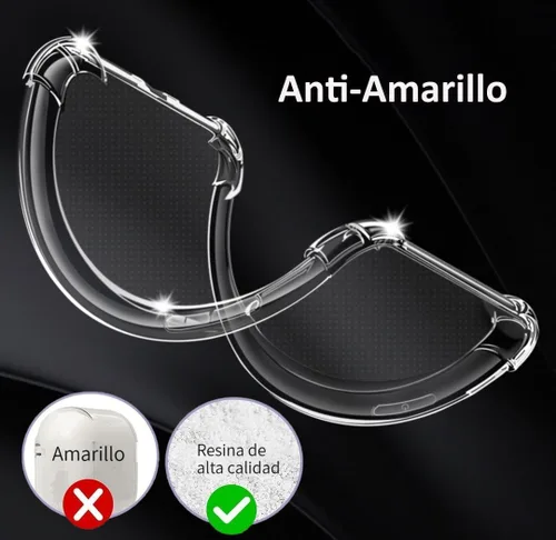 Vista 3 de USTIYA Funda para Huawei Mate 60 Pro Clear TPU Cuatro Esquinas Cubierta Protectora Transparente Suave