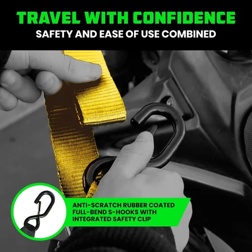 Vista 5 de Rhino USA Cambuckle - Correas de amarre para motocicleta