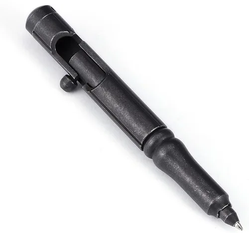 Vista 7 de Cool Hand Bolt Action lapicera táctica estilo cañón con clip y rompecristales, negro