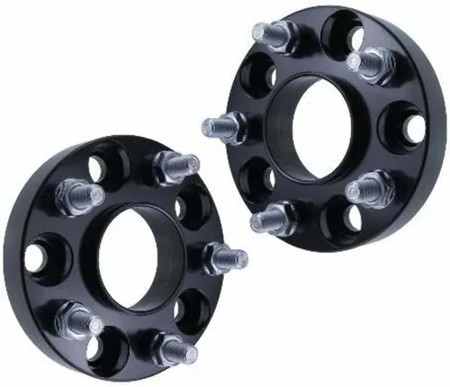 Vista 7 de Espaciadores de rueda centrados de 1 pulgada 5x4.5 – Compatible con Mitsubishi Lancer Evo – 1 pulgada (0.984 in), 5 x 114.3, cubo de 2.642 in