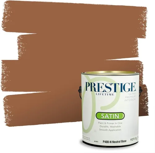 Vista 225 de PRESTIGE Pintura exterior e imprimación en uno, bronceado Aberdeen, plano, 1 galón