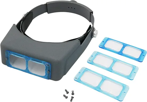 Vista 2 de Lupa de lectura phyhoo para cabeza con doble lente con 4 aumentos