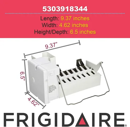 Vista 7 de Frigidaire 5303918344, equipo de hielera para refrigerador