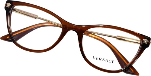 Vista 5 de Eyeglasses Versace VE 3309 5324 Transparente Marrón