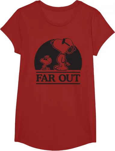 Vista 30 de Peanuts Woodstock 50th Anniversary Far Out Snoopy - Camiseta Blanco