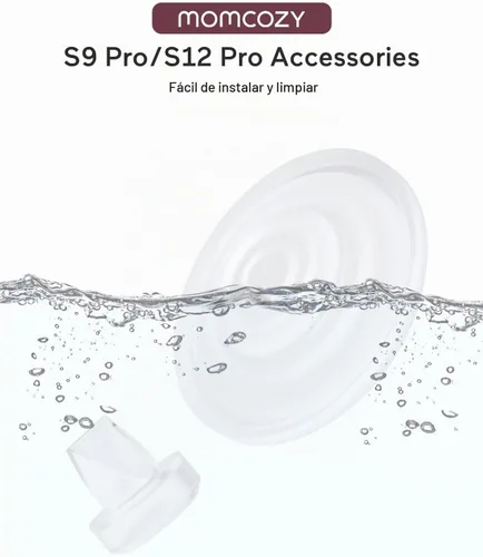 Vista 2 de Momcozy Accesorios de repuesto originales S9 Pro/S12 Pro, solo compatible con extractor de leche Momcozy S9 Pro/S12 Pro,