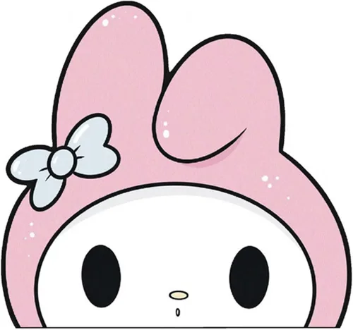 Vista 9 de Adhesivo impermeable para parachoques de anime, accesorios de automóvil Kawaii, lindas calcomanías para ventana y calcomanías para capó Dog-1