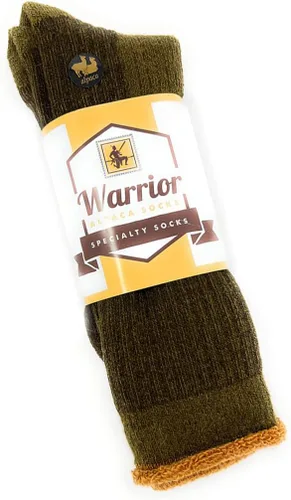 Vista 2 de WARRIOR ALPACA SOCKS - Calcetines de alpaca resistentes con forro de rizo resistente