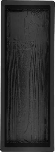 Vista 2 de Paquete de 2 tablas de madera moldeadas para caminos de pasarela, moldes de hormigón reutilizables con textura de madera