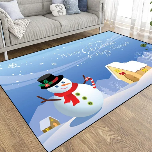 Vista 5 de EMMTEEY Alfombra de área de granja, alfombra de área de 2 x 3 pies para interiores y exteriores, para niños, niñas, alfombra de área que vuelan a