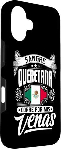 Vista 3 de iPhone 16 Sangre Queretana Corre Por Mis Venas. Case