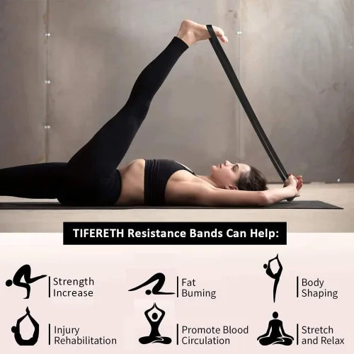 Vista 4 de Pull-Up Bands Resistance-Bands Exercise-Bands - Pull up Assistance Bands Workout Bands Resistance for Women Long Resistance Bands Resistance Loop
