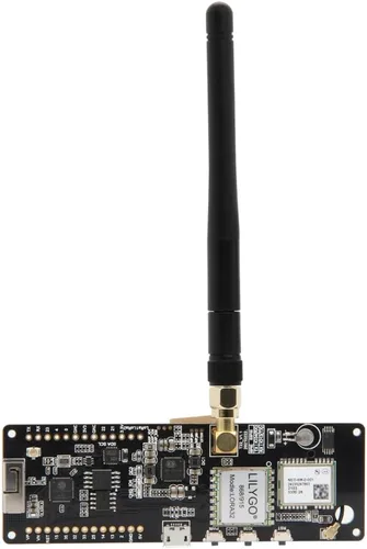 Vista 6 de LILYGO T-Beam LORA32 915MHz ESP32 WiFi BLE CH9102F chip TTGO placa de desarrollo soldado módulo OLED